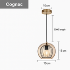 Cognac-D15cm / Blanc chaud