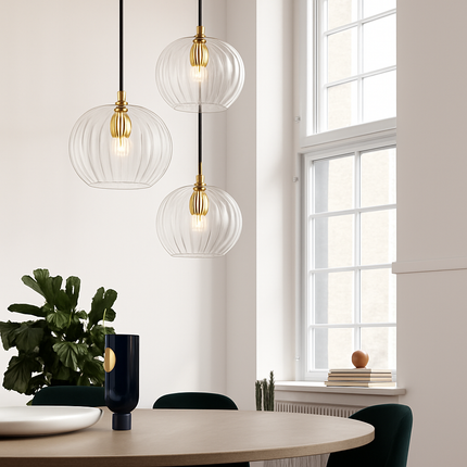 Suspension boule nordique moderne en verre créative — LZ4X9T2