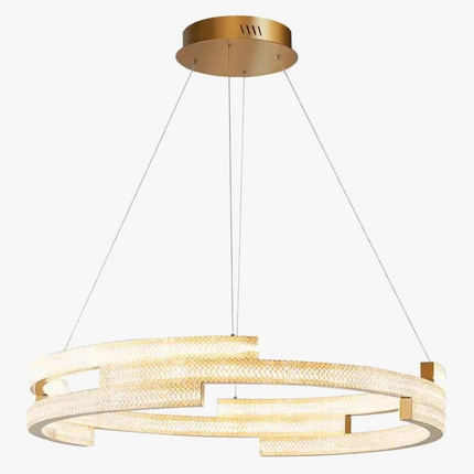 suspension design circulaire élégante pour intérieur moderne