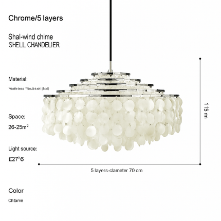 Suspension design coquille italienne pour restaurant et intérieur — LZ4P9XQ2