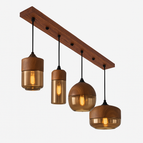 4 lampes - Base longue