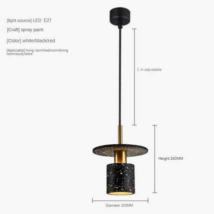 Suspension design en terrazzo pour restaurant et bar — LZ4X9T2