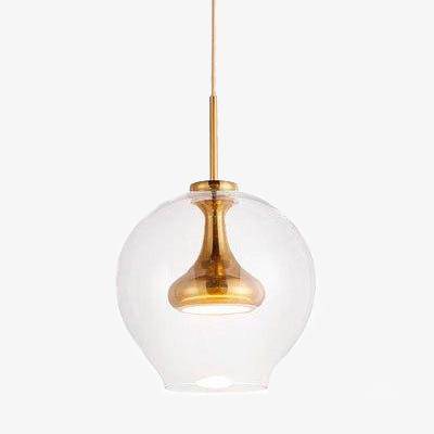 Suspension LED en verre arrondi design — LZ4X9P