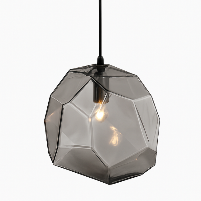 Suspension géométrique en verre coloré — LZ4M9T2