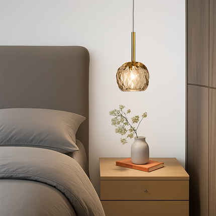 Suspension LED intérieure au design nordique en verre — LZ4T9X
