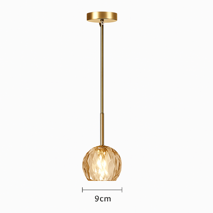 Suspension LED intérieure au design nordique en verre — LZ4T9X