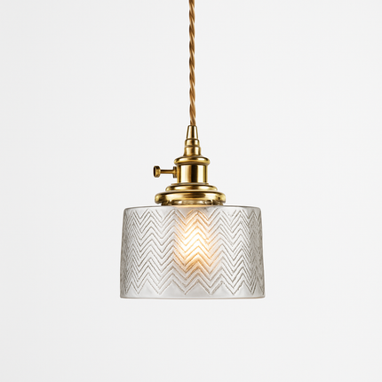 Suspension japonaise minimaliste en verre vert — LZ4P9XQ