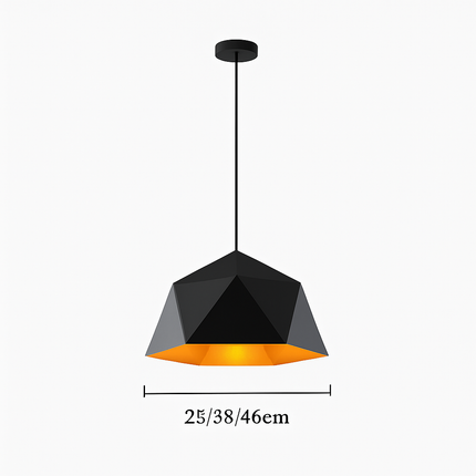 Suspension géométrique polygonale couleur Diamond — LZ4X9T