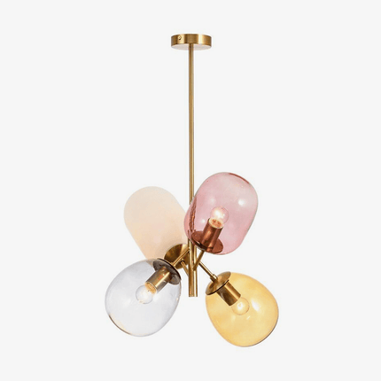 Suspension LED design avec abat-jours colorés style nordique — LZ4X9T2