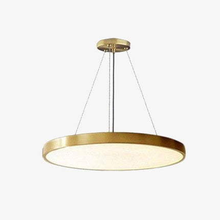 Suspension LED design avec cercle doré et finitions élégantes — LZ4XJ9