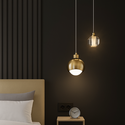 Suspension LED à double source lumineuse Thea — LZ4X9P