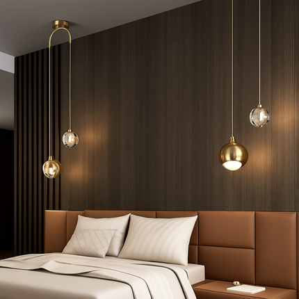 Suspension LED à double source lumineuse Thea — LZ4X9P