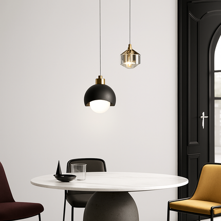 Suspension LED à double source lumineuse Thea — LZ4X9P