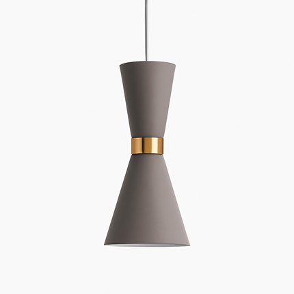 Suspension design LED en aluminium Funnel