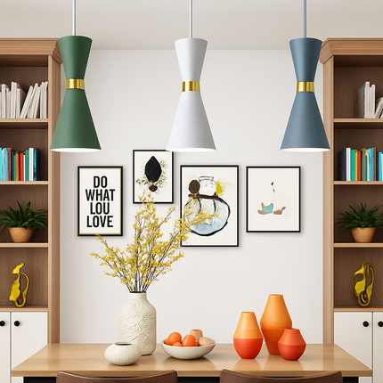 Suspension design LED en aluminium Funnel
