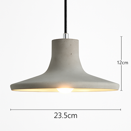 Suspension design en ciment LED aux formes variées — LZ4P9XQ