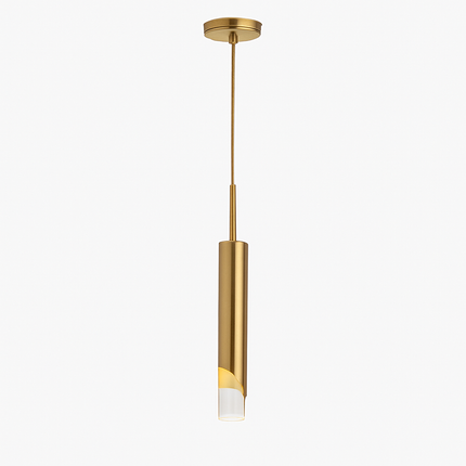 Suspension cylindrique LED en métal style loft — LZ4X9P2