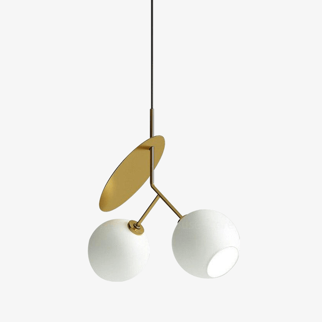 Suspension design LED en métal style cerise deco