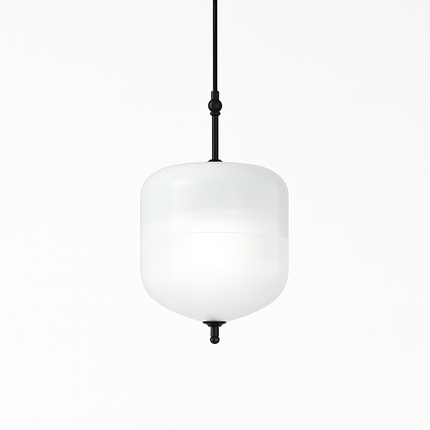 Suspension en verre bleu forme goutte au design moderne — LZ4X9M