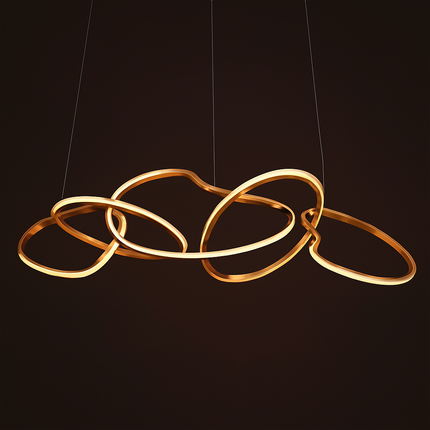 suspension design moderne pour éclairage intérieur élégant