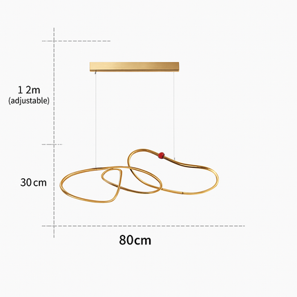 suspension design moderne pour éclairage intérieur élégant