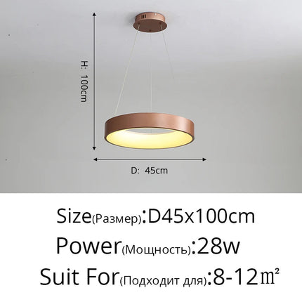 Suspension design moderne pour éclairage intérieur élégant — LZ4X9P