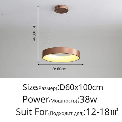 Suspension design moderne pour éclairage intérieur élégant — LZ4X9P