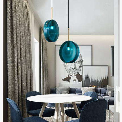 Suspension moderne en verre style nordique pour loft et bar — LZ4X9P2
