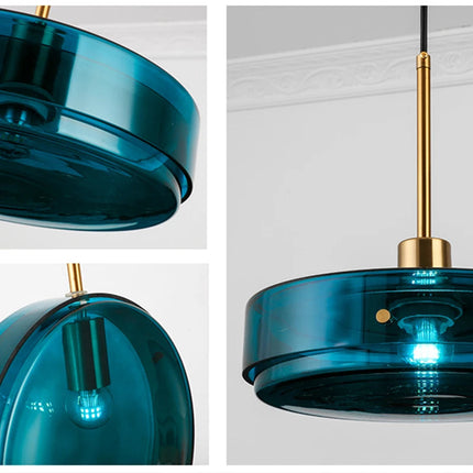 Suspension moderne en verre style nordique pour loft et bar — LZ4X9P2