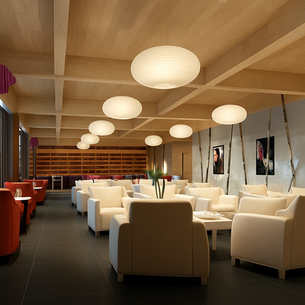 Suspension en verre au design nordique pour décoration intérieure — LZ4X9M
