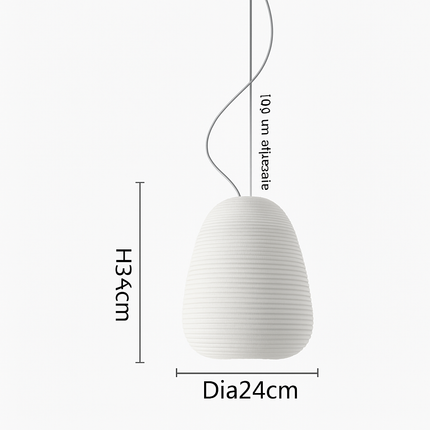Suspension en verre au design nordique pour décoration intérieure — LZ4X9M