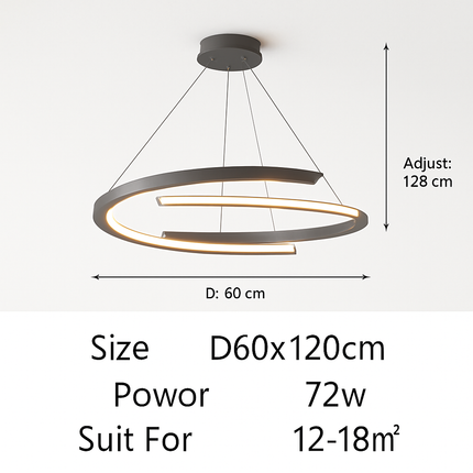 Suspension design nordique moderne à anneau simple — LZ4X9T2