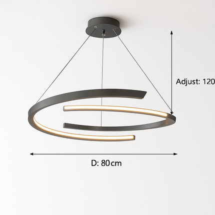 Suspension design nordique moderne à anneau simple — LZ4X9T2