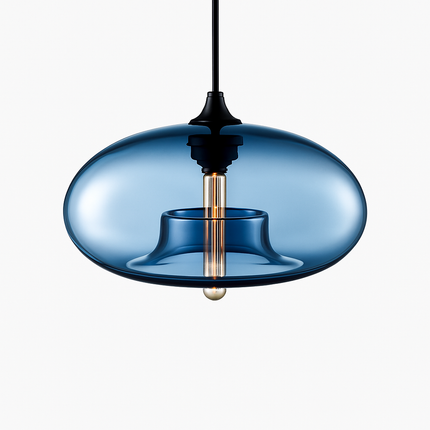 Suspension ovale en verre design Ball — LZ4X9P