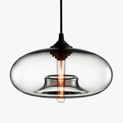 Suspension ovale en verre design Ball — LZ4X9P