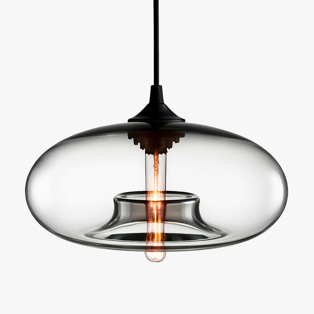 Suspension ovale en verre design Ball — LZ4X9P