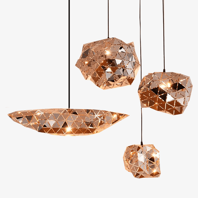 Suspension design plusieurs formes de petits triangles Sparks