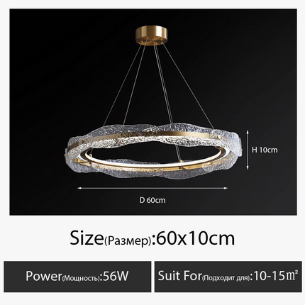 suspension design postmoderne pour un intérieur élégant et contemporain