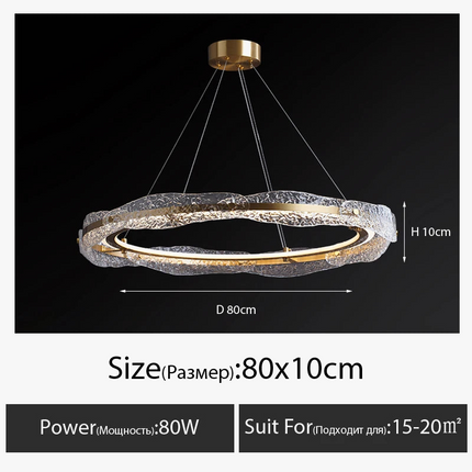 suspension design postmoderne pour un intérieur élégant et contemporain