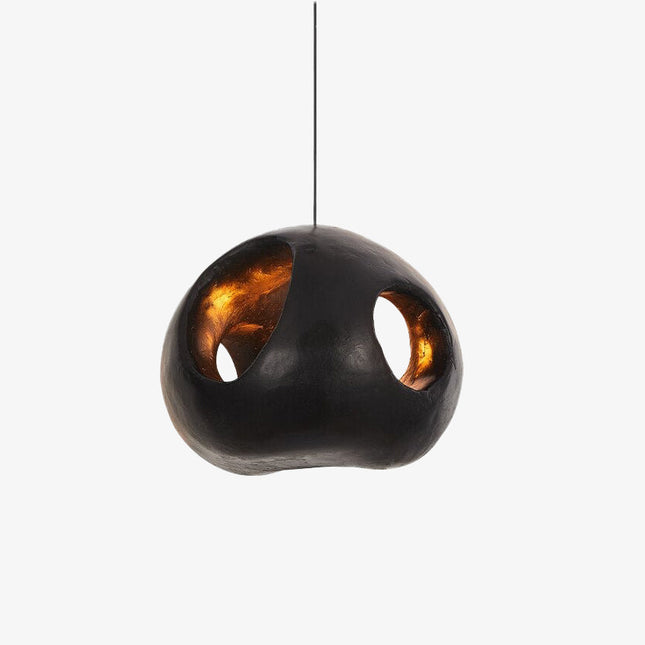 Suspension design ronde noire Aldo