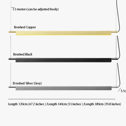 Suspension linéaire LED au design scandinave — LZ4N7Q2