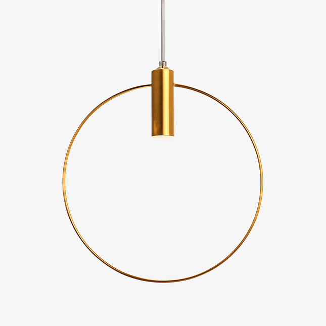 Suspension LED ronde finition dorée — LZ4X9T2