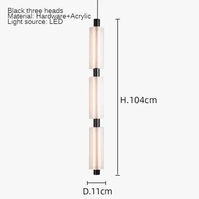 Suspension en acrylique au design moderne et élégant — LZ4X9T