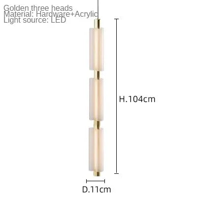 Suspension en acrylique au design moderne et élégant — LZ4X9T