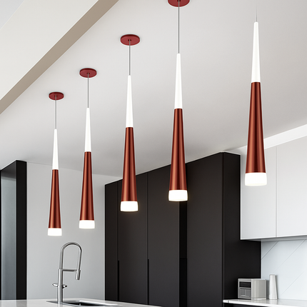 Suspension en aluminium et acrylique pour cuisine et bar — LZ4X9P2Q