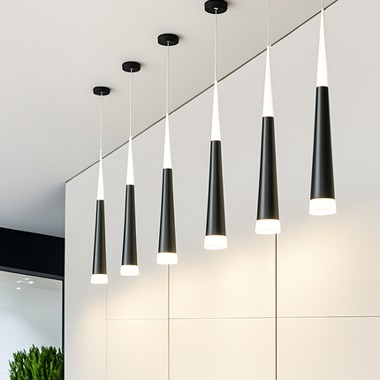 Suspension en aluminium et acrylique pour cuisine et bar — LZ4X9P2Q