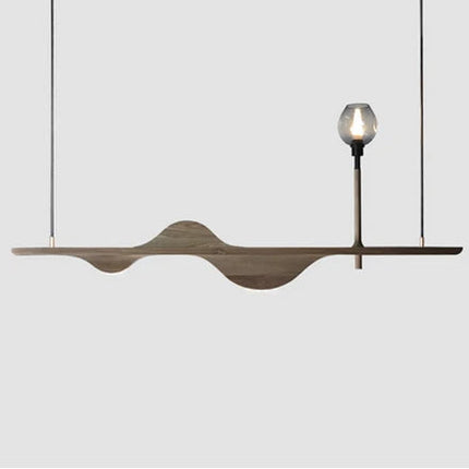 Suspension en bois massif style zen moderne pour éclairage design — LZ4X9T2
