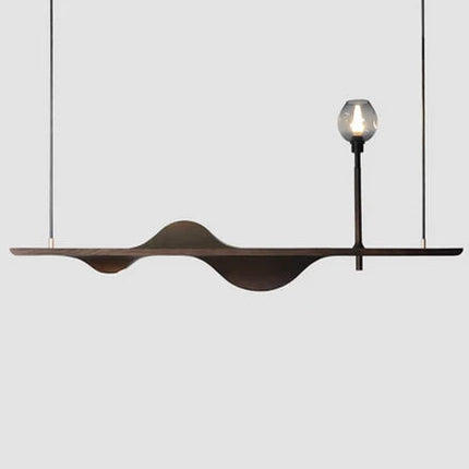 Suspension en bois massif style zen moderne pour éclairage design — LZ4X9T2