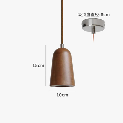 Suspension en bois massif au style nordique pour intérieur — LZ4P9XJ