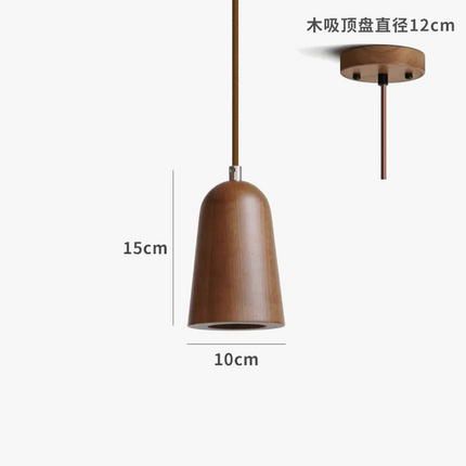 Suspension en bois massif au style nordique pour intérieur — LZ4P9XJ